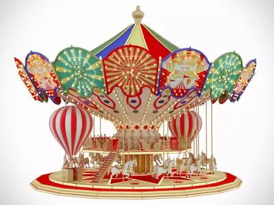 Carousel 3D model