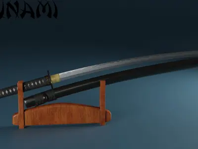Tsunami katana 3D model
