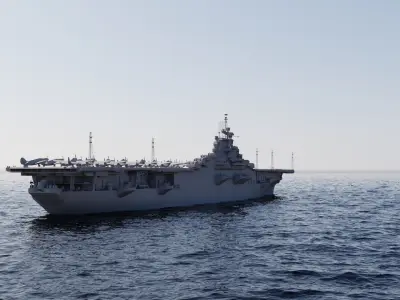 USS CV-9 Essex 3D model