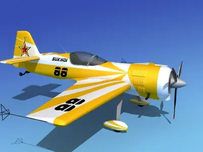 Sukhoi SU-26 Aerobat V15 3D model