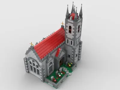Medieval Chruch 3D model