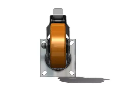 Rodizio Schioppa GMX 62 PE FP Wheel 3D model