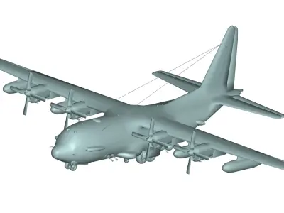 Lockheed AC-130 3D model