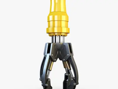 Hydraulic grab v 3 3D model