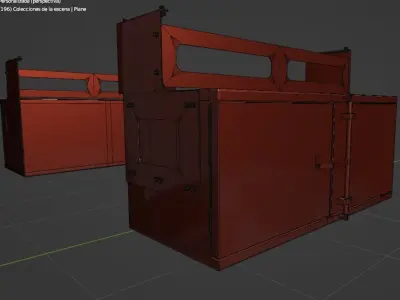 caja de herramienta para trailer 3D model