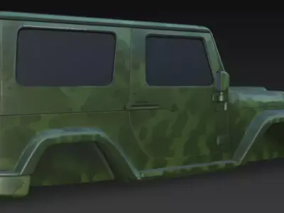 jeep body 3D model