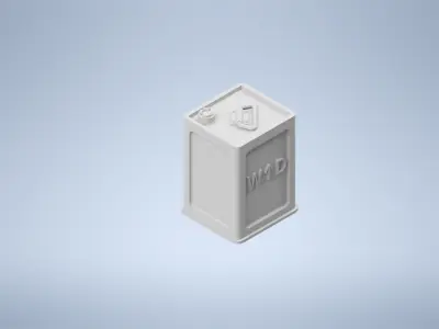 british canister set WW2 1 35 3D print model