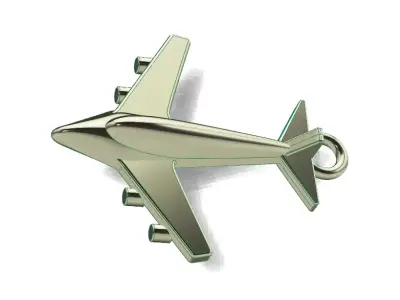 Airplane Pendant 3D print model