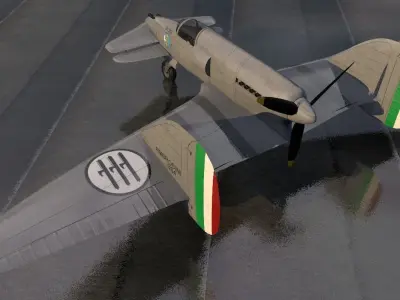 SAI Ambrosini SS-4 3D model