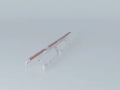 Pan Am 707 Cabin Panels Free 3D model