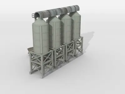 Gravel Plant 3D model