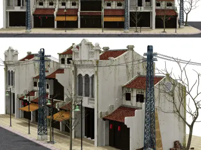 Old Town 3D model