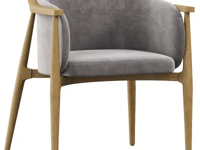 Arya K chair Free low-poly 3D model