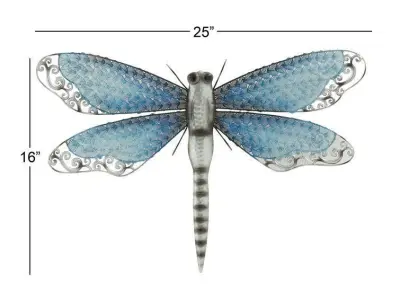 Turquoise Metal Eclectic Wall Decor 3D model