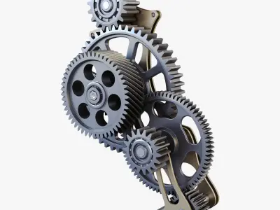 Gear mechanism v 3 3D model