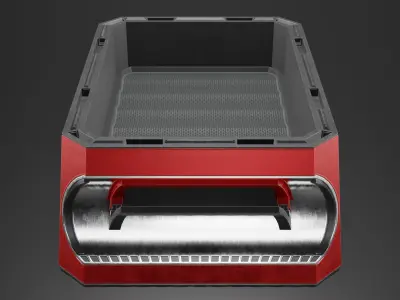 Sci-Fi Box - Case Low-poly 3D model