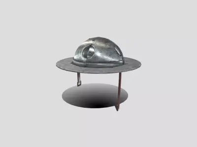 Medieval Sallet Low-poly 3D model