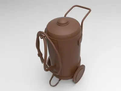 balloon fire extinguisher 3D print model