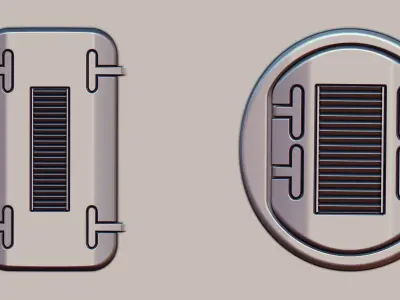 Hard Surface VDM Brushes and Alpha Vol 2 3D model