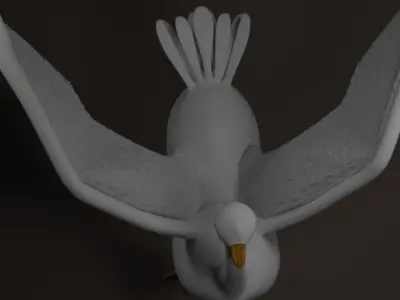 bird goose 3D model
