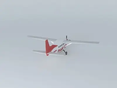 Mokulele Airlines Cessna Caravan C208B Free 3D model
