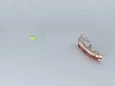 Kaiserliche Marine Kanonenboot SMS AfrikaFULL INTERIOR part ... Free 3D model