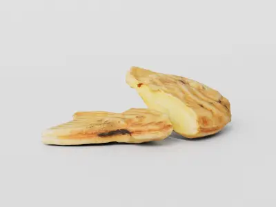 Cut Taiyaki ver4 3D model Low-poly 3D model