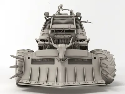 Apocalyptic Truck 3D model