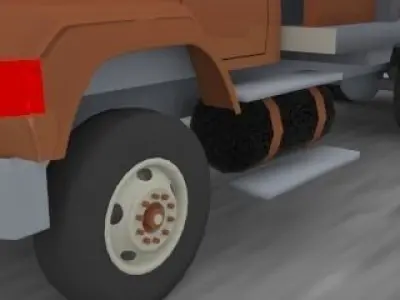 Trash Truck Free 3D model