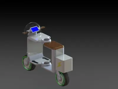 Cargo Scooter Free 3D model