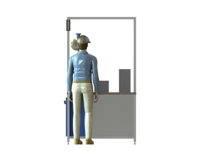 Stud bolt tightening Machine 3D model