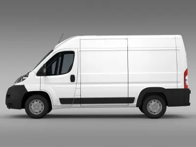 Fiat Ducato Van L2H2 2006-2014 3D model