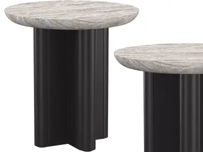 VICTORIA ROUND SIDE TABLE 3D model