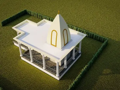 Indian Temple 3D model