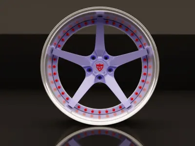 forged rim series rv-df14-257141 3D model