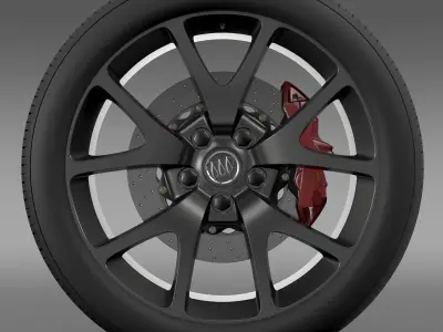 Buick Regal GS wheel 3D model