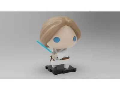 Luke Skywalker 3D Print Model 3D print model