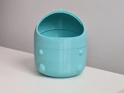 DinoChomp the Dinosaur Trash Bin 3D print model