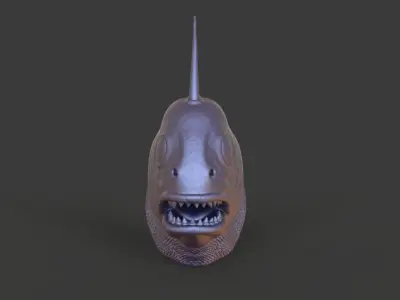 HEAD-R1 high poly sculpt 3D model