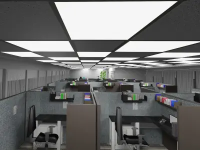 office space 3D model