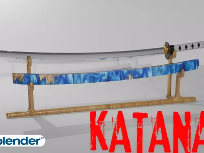 Katana 3D model 10