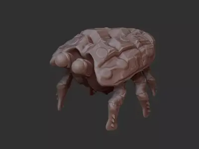 Crabs stylized 3D model