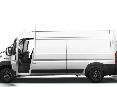 Fiat e Ducato Van L3H3 HQ Interior 2025 3D model