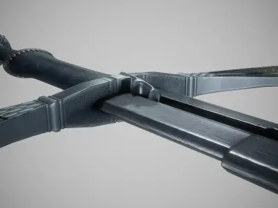 House of the Dragon sword Dark Sister - PBR Low-poly 3D model Low-poly 3D model