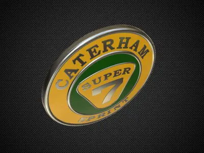 caterham logo 3D model