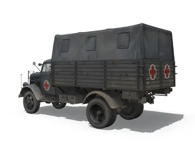 Opel Blitz - Ambulance - SanAbt30 3D model