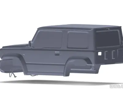 2019 2023 Suzuki Jimny 3D Scan Surface Data 3D model