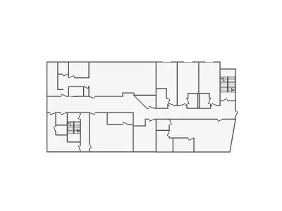 Commercial Interior Sketch - 5001-5500 SF - Xactimate 3D model