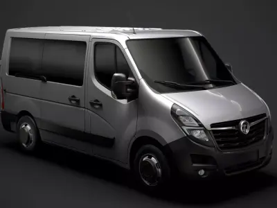 Vauxhall Movano L1H1 WindowVan 2020 3D model