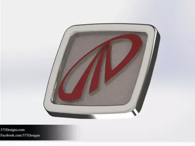 Request Tata Mahindra Logo Free 3D model
